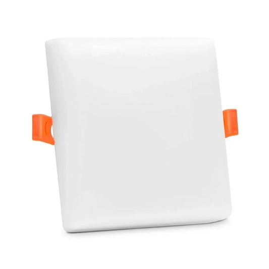 Painel de LED Flat Borda Infinita Quadrado 24W Bivolt 4000K 17x17cm