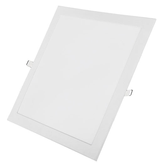 Painel de Led Embutir Quadrado 18W - Branco Quente